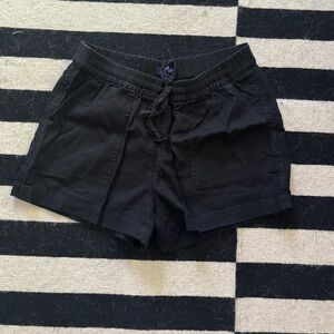 J. Crew linen-blend drawstring shorts